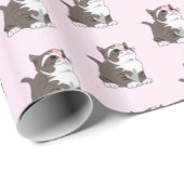 Cute Cat Wrapping Paper Cadeaupapier (Rol Hoek)