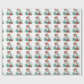 Cute Cat Wrapping Paper Cadeaupapier (Vlak)