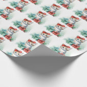 Cute Cat Wrapping Paper Cadeaupapier (Hoek)