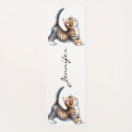 Cute Cat Yoga Mat