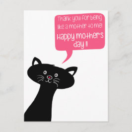 Cute Cat - Zoals een moeder - Stepmoeder Moederdag Briefkaart