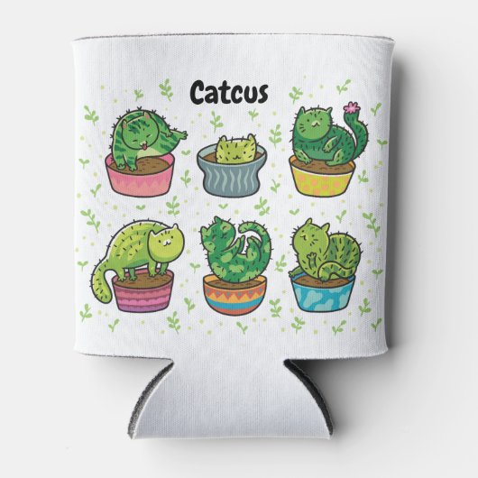 Cute Catcus Blikjeskoeler (Voorkant)