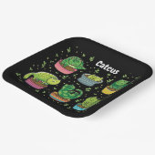 Cute Catcus Papieren Bordje (Gebogen)