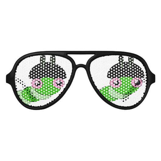 Cute Cateronder Aviator Zonnebril (Voorkant)