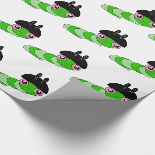 Cute Cateronder Cadeaupapier (Hoek)