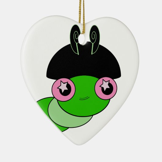 Cute Cateronder Keramisch Ornament (Rechts)