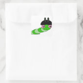 Cute Cateronder Vierkante Sticker (Tas)
