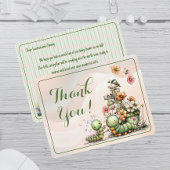 Cute Caterpillar Baby Shower Bedankkaart