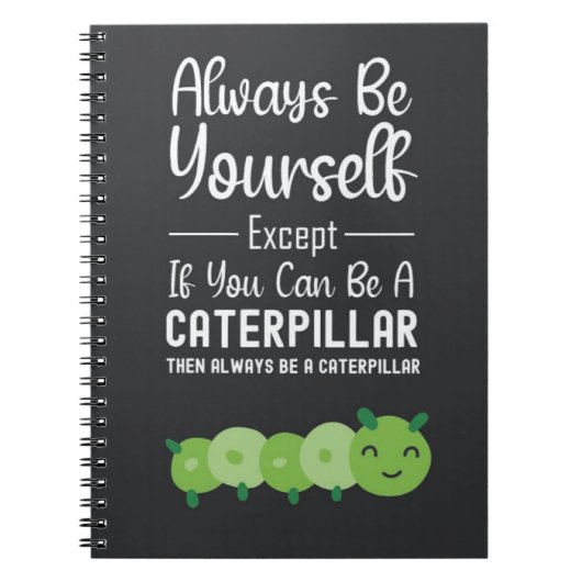 Cute Caterpillar Gifts Children Toddler Funny Notitieboek (Voorkant)