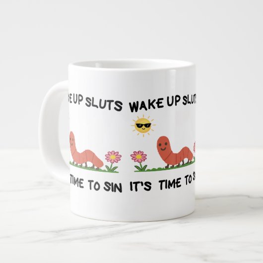 Cute Caterpillar Mok | word wakker slootjes (Links)