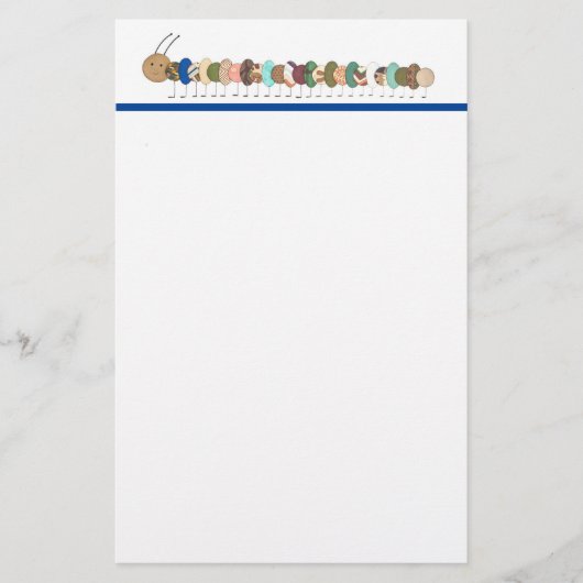 Cute Caterstone Stationery - Personaliseer het! Briefpapier (Voorkant)