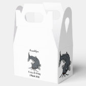 Cute catfish cartoon illustration bedankdoosjes (Geopend)