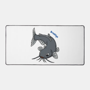 Cute catfish cartoon illustration bureaumat