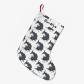 Cute catfish cartoon illustration kleine kerstsok (Voorkant (Hangend))