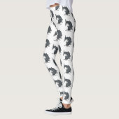Cute catfish cartoon illustration leggings (Links)