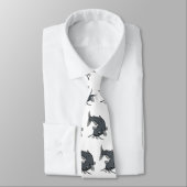 Cute catfish cartoon illustration stropdas (Gebonden)