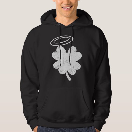 Cute Catholic St Patricks Day Holy Shamrock Hoodie (Voorkant)