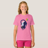 Cute Caticorn Black Cat Unicorn T-Shirt (Voorkant volledig)