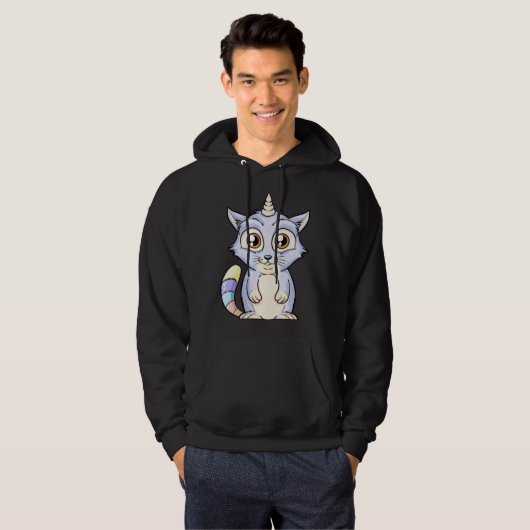 Cute Caticorn Hoodie (Voorkant volledig)