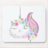 Cute Caticorn Muismat (Voorkant)