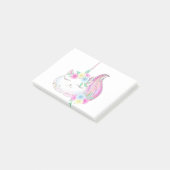 Cute Caticorn Post-it® Notes (Schuin)