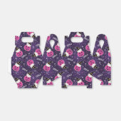 Cute Cats and Pumpkins Halloween Pattern Bedankdoosjes (Uitgevouwen)