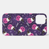 Cute Cats and Pumpkins Halloween Pattern Case-Mate iPhone Case (Achterkant (horizontaal))