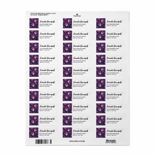 Cute Cats and Pumpkins Halloween Pattern Etiket (Full Sheet)