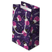 Cute Cats and Pumpkins Halloween Pattern Klein Cadeauzakje (Achterkant Gekanteld)