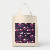 Cute Cats and Pumpkins Halloween Pattern Tote Bag (Voorkant)