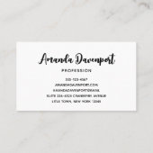 Cute Cats and Pumpkins Halloween Pattern Visitekaartje (Achterkant)