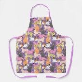Cute Cats Apron Schort (Voorkant)