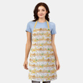 Cute Cats Apron Schort (Gedragen)