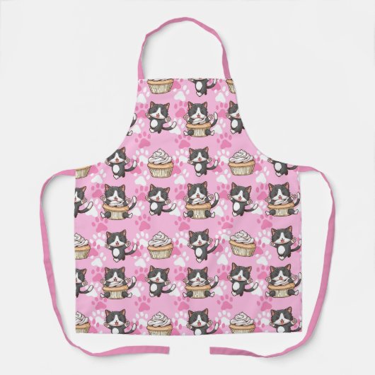 Cute Cats Apron Schort (Voorkant)