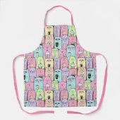 Cute Cats Apron Schort (Voorkant)