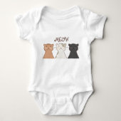 Cute Cats baby Romper (Voorkant)