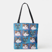 Cute Cats Bag Tote Bag (Achterkant)