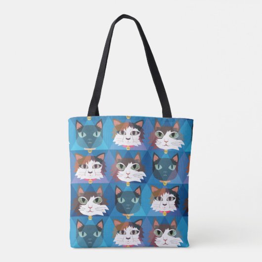 Cute Cats Bag Tote Bag (Achterkant)