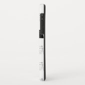 Cute Cats - Black & White Pattern Case-Mate iPhone Case (Achterkant/links)