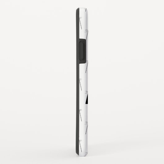 Cute Cats - Black & White Pattern Case-Mate iPhone Case (Achterkant/rechts)