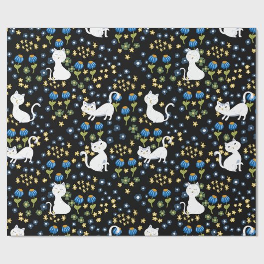 Cute cats cadeaupapier (Vlak)