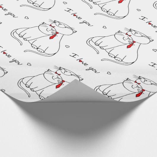 Cute Cats Cadeaupapier (Hoek)