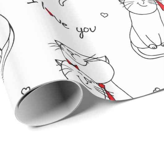 Cute Cats Cadeaupapier (Rol Hoek)