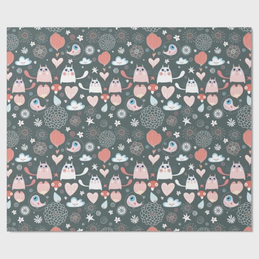Cute Cats Cadeaupapier (Vlak)