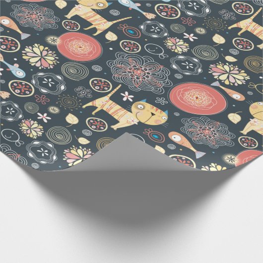 Cute Cats Cadeaupapier (Hoek)