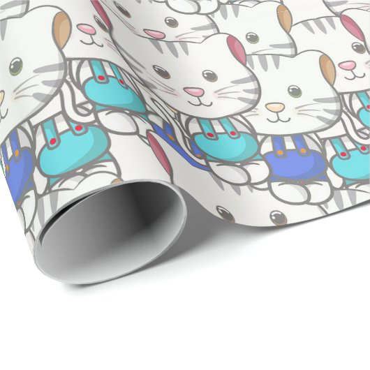 Cute Cats Cadeaupapier (Rol Hoek)