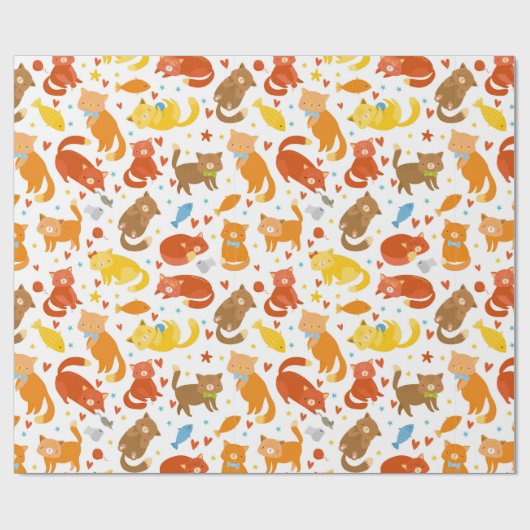 Cute Cats Cadeaupapier (Vlak)