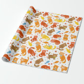 Cute Cats Cadeaupapier (Uitgerold)