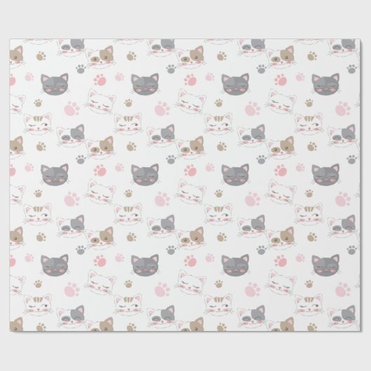 Cute Cats Cadeaupapier (Vlak)