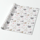 Cute Cats Cadeaupapier (Uitgerold)